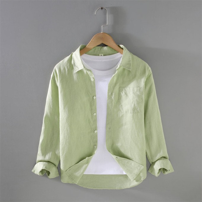 Simple Pure Vanicol Long Sleeve Shirt